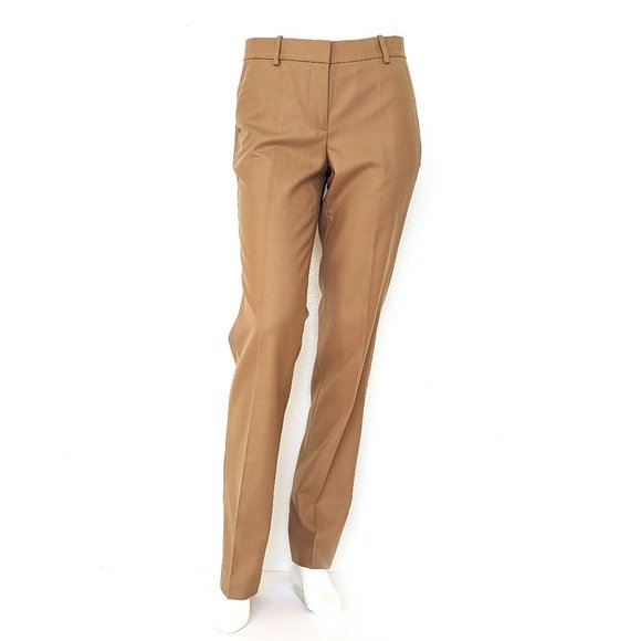 J. Crew Pants - NWT J Crew Favorite Fit Mid Rise Camel Brown Wool Pants Trousers